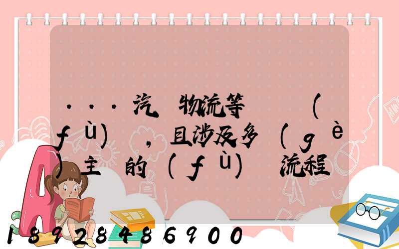 ...汽車物流等較為復(fù)雜,且涉及多個(gè)主體的復(fù)雜流程圖,常見(jiàn)的處理技巧包括...