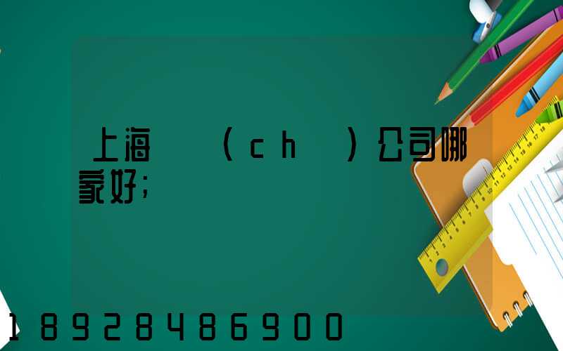上海倉儲(chǔ)公司哪家好
