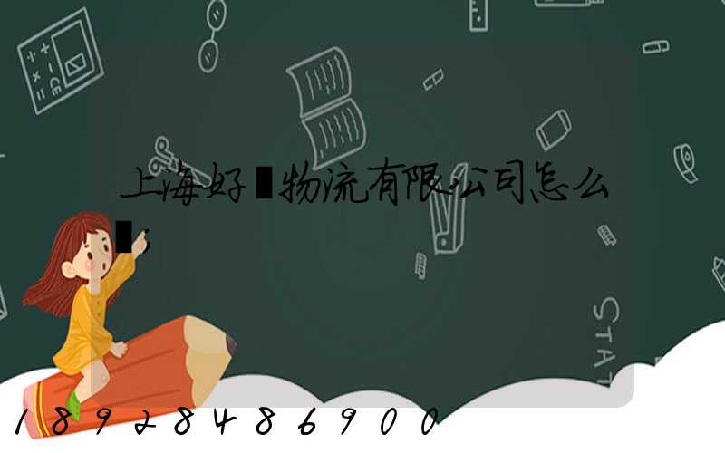 上海好運物流有限公司怎么樣