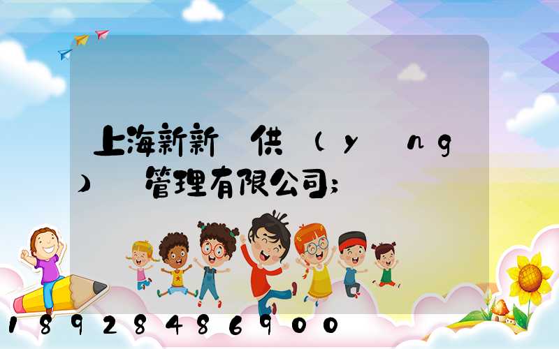 上海新新運供應(yīng)鏈管理有限公司