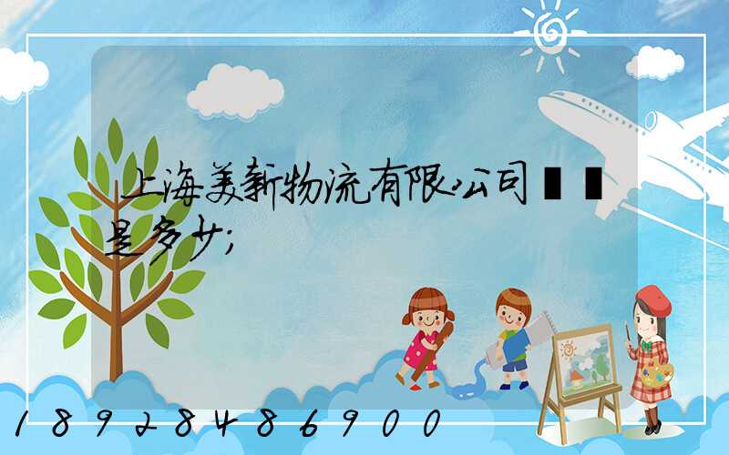 上海美新物流有限公司電話是多少