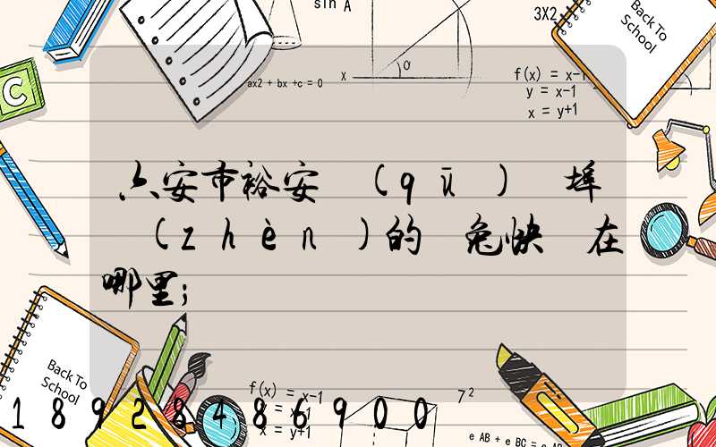 六安市裕安區(qū)蘇埠鎮(zhèn)的極兔快遞在哪里