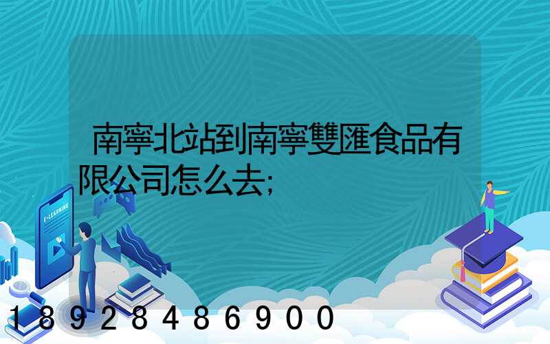 南寧北站到南寧雙匯食品有限公司怎么去