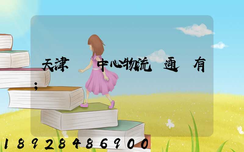天津樞紐中心物流開通沒有