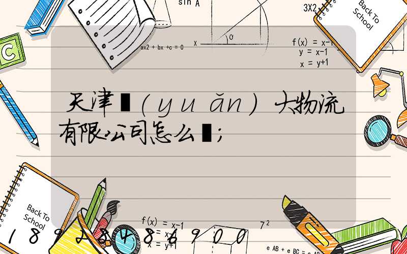 天津遠(yuǎn)大物流有限公司怎么樣