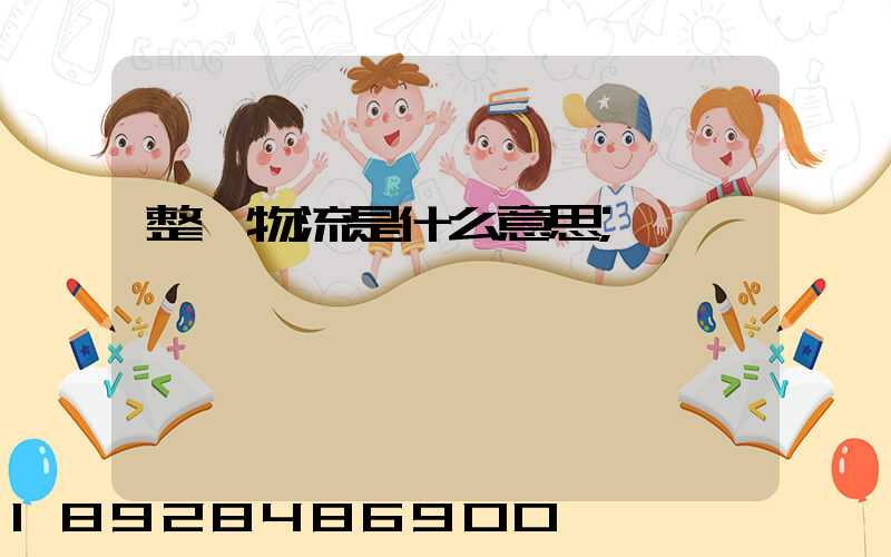 整車物流是什么意思