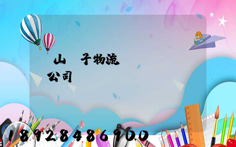 樂山電子物流運(yùn)輸公司