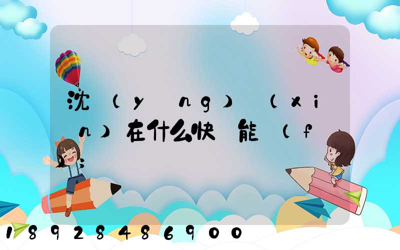 沈陽(yáng)現(xiàn)在什么快遞能發(fā)