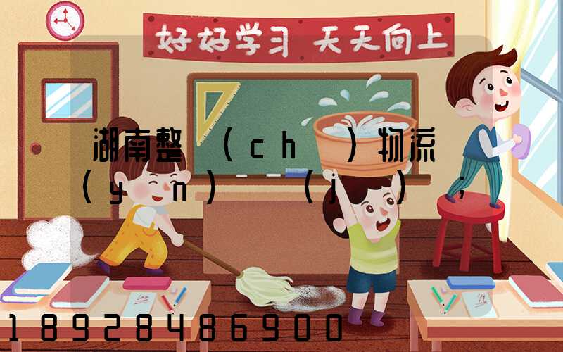 湖南整車(chē)物流運(yùn)輸計(jì)劃