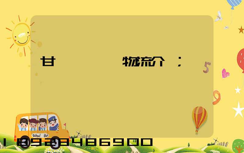 甘肅網絡運輸物流介紹