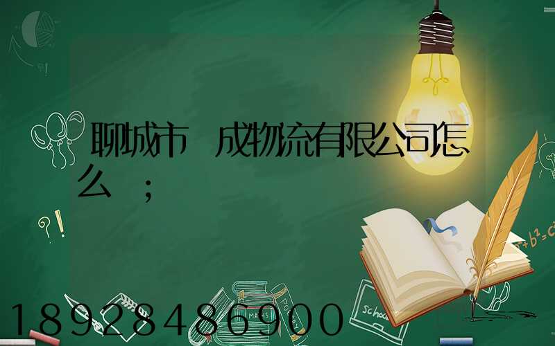 聊城市龍成物流有限公司怎么樣