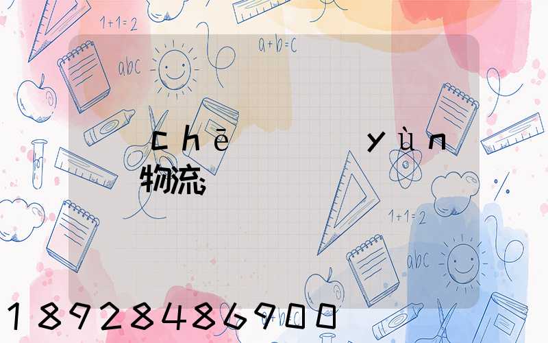 車(chē)輛運(yùn)輸物流